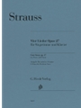 Four Songs Op. 27 - Medium Voice and Piano