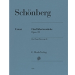Five Piano Pieces Op. 23 - Piano Solo