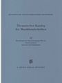Signaturengruppe Mus. ms. Autoren Q-Z, Anonyma und Sammlungen