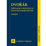 Serenade in E Major, Op. 22 - for String Orchestra Study Score