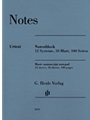 Henle Music Manuscript Notepad