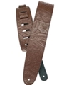 Planet Waves Embossed Leather Guitar Strap, Brown