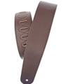 Planet Waves Soft Garment Leather Guitar Strap, Brown