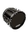 Evans MX2 Black Marching Bass Drum Head, 22 Inch