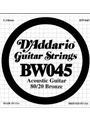 D'Addario BW045 Bronze Wound Acoustic Guitar Single String, .045