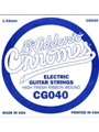 D'Addario CG040 Flat Wound Electric Guitar Single String, .040