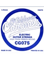 D'Addario CG075 Flat Wound Electric Guitar Single String, .075