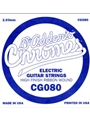 D'Addario CG080 Flat Wound Electric Guitar Single String, .080
