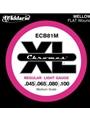 D'Addario ECB81M Chromes Bass Guitar Strings, Light, 45-100, Medium Scale