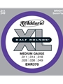 D'Addario EHR370 Half Round Electric Guitar Strings, Medium, 11-49