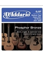 D'Addario EJ37 12-String Phosphor Bronze Acoustic Guitar Strings, Medium Top/Heavy Bottom, 1