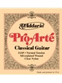 String--Guitar  D'Addario Pro-Arte - Normal EJ45 - Silver Plate/Clear Nylon