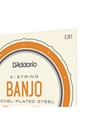 D'Addario EJ61 5-String Banjo Strings, Nickel, Medium 10-23