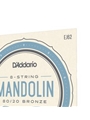 D'Addario EJ62 80/20 Bronze Mandolin Strings, Light, 10-34
