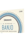 D'Addario EJ69 5-String Ball-End Banjo Strings, Phosphor Bronze, Light, 9-20