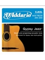 D'Addario EJ83L Gypsy Jazz Acoustic Guitar Strings, Ball End, Light, 10-44