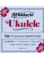 D'Addario EJ87B Titanium Ukulele Strings, Baritone