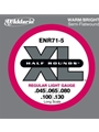 D'Addario ENR71-5 Half Round 5-String Bass Guitar Strings, Regular Light, 45-130, Long Scale