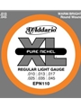 D'Addario EPN110 Pure Nickel Electric Guitar Strings, Regular Light, 10-45