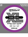 D'Addario EPN120 Pure Nickel Electric Guitar Strings, Super Light, 9-41