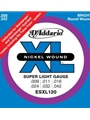 String--guitar  D'addario Sxl120 - X-light - Nickel/round