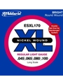 D'Addario ESXL170 Nickel Wound Bass Guitar Strings, Light, 45-100, Double Ball End, Long Sca
