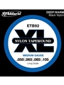 D'Addario ETB92 Tapewound Bass Guitar Strings, Medium, 50-105, Long Scale