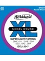 String--guitar  D'addario Xl120-7 - X-light - Nickel/round