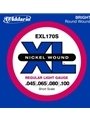 D'Addario EXL170S Nickel Wound Bass Guitar Strings, Light, 45-100, Short Scale