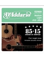 D'Addario EZ920 85/15 Bronze Acoustic Guitar Strings, Medium Light, 12-54