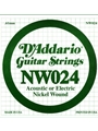 String--Guitar Single Electric - .024 Gauge - 5-pack