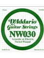 String--Guitar Electric Single - .030 Gauge - 5-pack