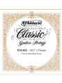 D'Addario NYL021 Rectified Nylon Classical Guitar Single String ,.021