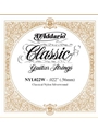 D'Addario NYL022W Silver-plated Copper Classical Single String, .022