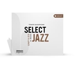 D'Addario Organic Select Jazz Unfiled Tenor Saxophone Reeds, Strength 2 Hard, 25-Pack