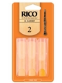 Reed - Bb Clarinet Rico Regular - Strength 2 - 3-pack