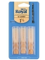 Rico Royal Bb Clarinet Reeds, Strength 1.5, 3-pack