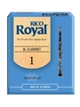 Reed - Bb Clarinet Rico Royal - Strength 1 - Box Of 10