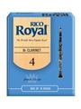 Reed - Bb Clarinet Rico Royal - Strength 4 - Box Of 10