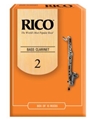 Reed - Bass Clarinet Rico Regular - Strength 2 - Box Of 10