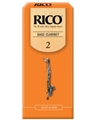 Reed - Bass Clarinet Rico Regular - Strength 2 - Box Of 25