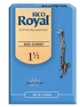 Reed - Bass Clarinet Rico Royal - Strength 1 1/2 - Box Of 10