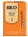Reed - Contra Clarinet Rico Regular - Strength 3 - Box Of 10