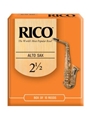 Reed - Alto Saxophone Rico Regular - Strength 2 1/2 - Box Of 10