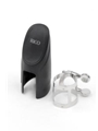 Ligature/cap--sop Sax  Rico - 2-screw - Nickel-plated