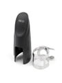 Ligature/cap--tenor Sax  Rico - 2-screw - Nickel-plated