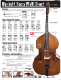 Upright Bass Wall Chart