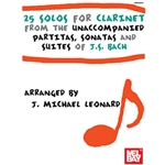 25 Solos for Clarinet - Suites of J.S.  Bach