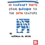 20 Clarinet Duets from Baroque to the 20th Century