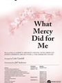 What Mercy Did for Me